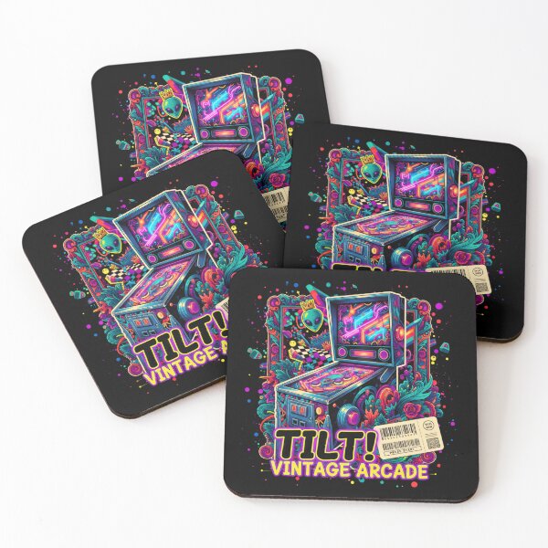 Item preview, Tilt Vintage Arcade Shirt | Retro Gaming Tee | 80s & 90s Nostalgia Graphic designed and sold by FitEnvy.