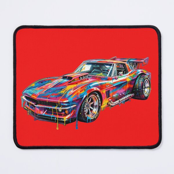 Item preview, Psychedelic 1960s Corvette Sting Ray Street Art designed and sold by rgagliardi2017.