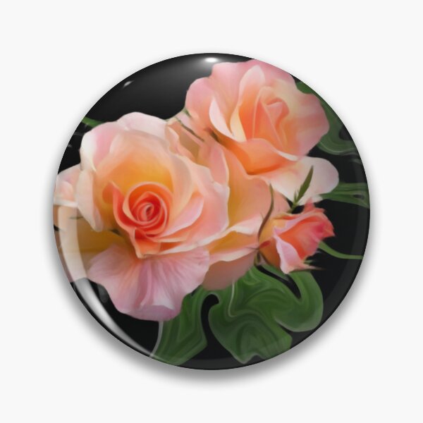 Item preview, Soft Peach Roses in Bloom designed and sold by ArtbyValks.