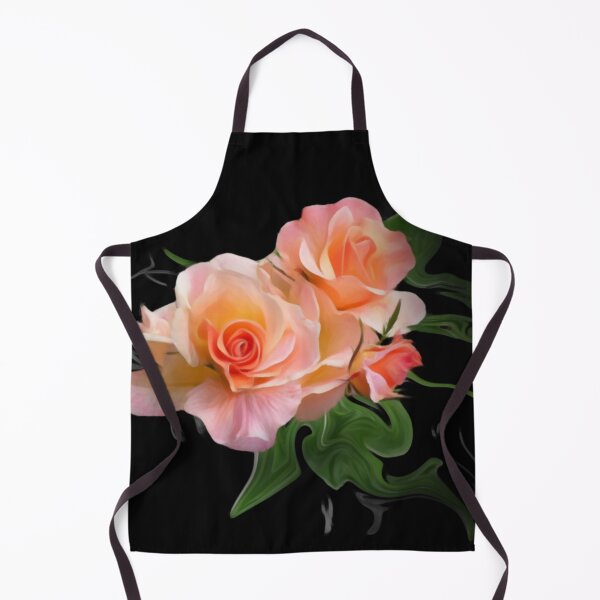 Item preview, Soft Peach Roses in Bloom designed and sold by ArtbyValks.