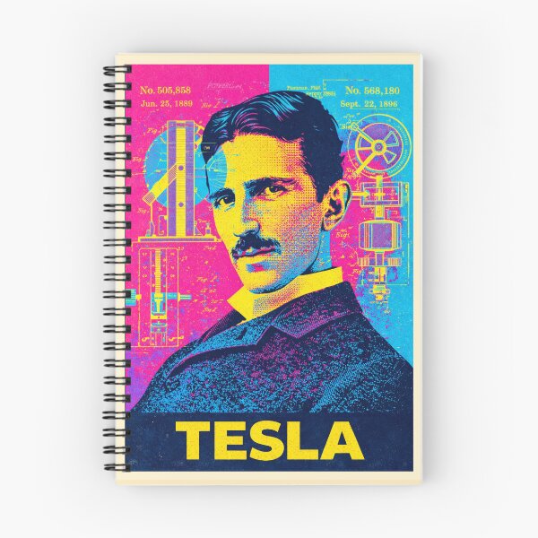 Item preview, Nikola Tesla: Pop Art Portrait - Physics Poster designed and sold by Mr Mustard Prints.