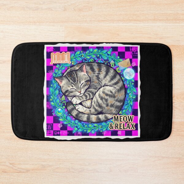Item preview, Meow and Relax Shirt | Cute Cat Lover Tee | Cozy Feline Aesthetic designed and sold by FitEnvy.