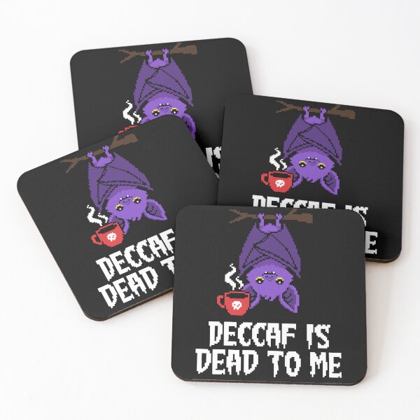 Item preview, Night Owl? More Like Coffee Bat - Retro Pixel Art designed and sold by artistastshirt.