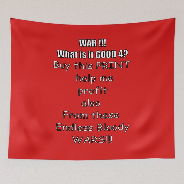 Item preview, War!!! Who prophets from endless Wars designed and sold by Kirkwood Young.