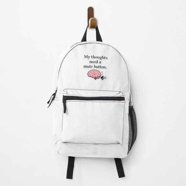 Item preview, My Thoughts Need a Mute Button – Relatable Minimal designed and sold by Obscoria.