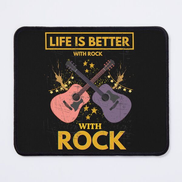 Item preview, Life Is Better With Rock Vintage Rock Music Lover Design designed and sold by Joyful-Pixel.
