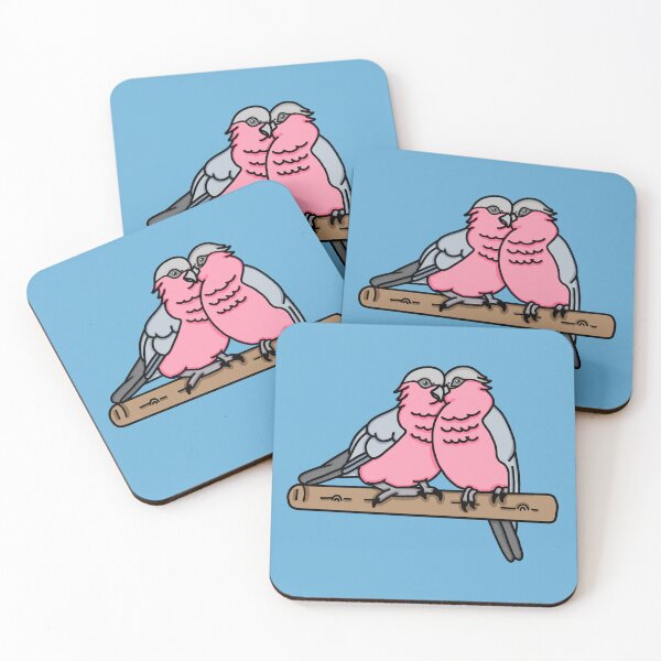 Item preview, A Pair of Galah - A Derpybird design designed and sold by YOjosie.