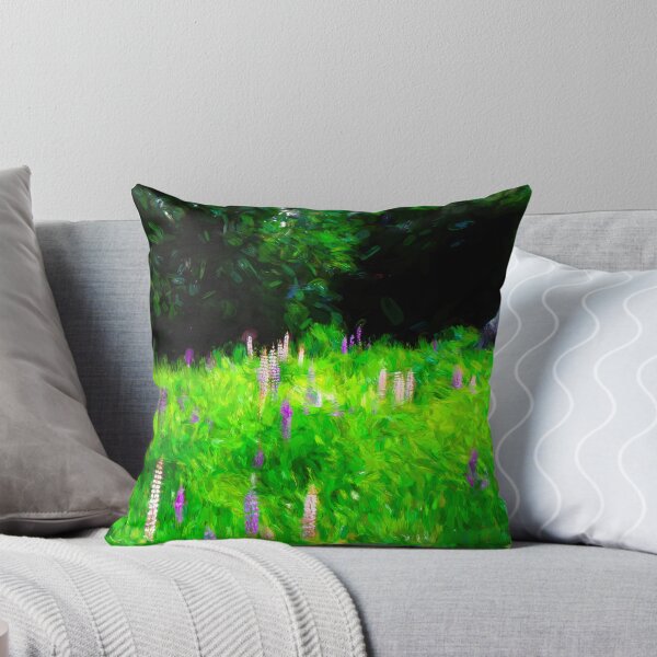 Item preview, Glacial Boulder in the Lupines designed and sold by Wayne King.
