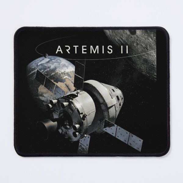 Item preview, Retro Style Artemis II Orion Mission To The Moon Space Art designed and sold by DaphoLatara.