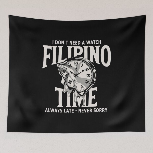 Item preview, Filipino Time Melting Clock designed and sold by IslandTyped.
