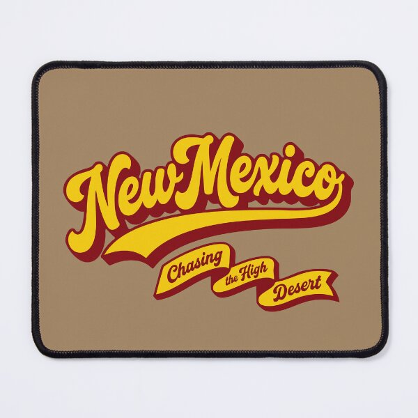 Item preview, New Mexico Chasing the High Desert Retro 70s Vector Script designed and sold by Cozy-Old-Pub.