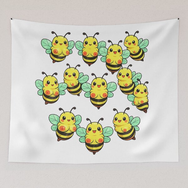 Item preview, Cute Boobees Cartoon Bees designed and sold by Pond21.