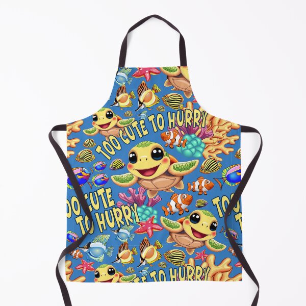 Item preview, Too Cute to Hurry, Kawaii Baby Sea turtle for kids designed and sold by BluedarkArt.