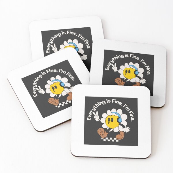 Item preview, Everything Is Fine Daisy designed and sold by TheBeanSprouts.