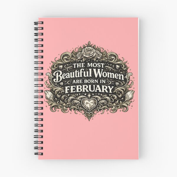 Item preview, The Most Beautiful Women Are Born In February – Vintage Birthday Design – February Birthday Gift for Women designed and sold by Szapeee.