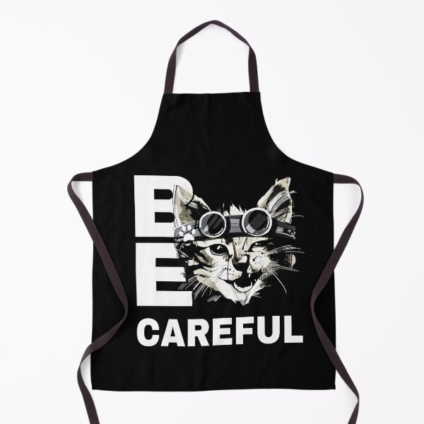 Item preview, Rugged Cat With Goggles Be Careful Design designed and sold by StyleBloomes.