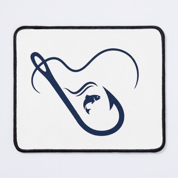 Item preview, Fishing Hook Line Fish Minimal Design designed and sold by ZadTicaret.