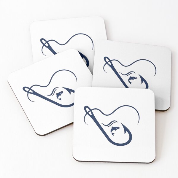 Item preview, Fishing Hook Line Fish Minimal Design designed and sold by ZadTicaret.