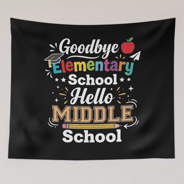 Item preview, Hello Middle School Graduation Elementary School Boys Girls  designed and sold by clothesy7.