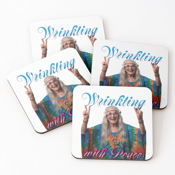 Item preview, Wrinkling with Peace Hippie Woman designed and sold by WRNKLN.