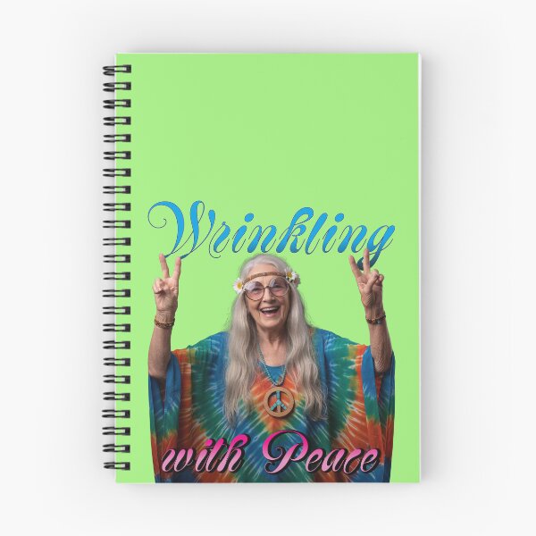 Item preview, Wrinkling with Peace Hippie Woman designed and sold by WRNKLN.