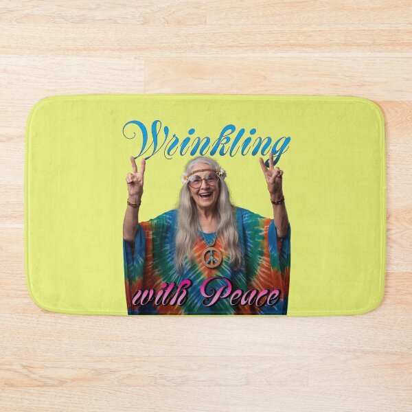 Item preview, Wrinkling with Peace Hippie Woman designed and sold by WRNKLN.