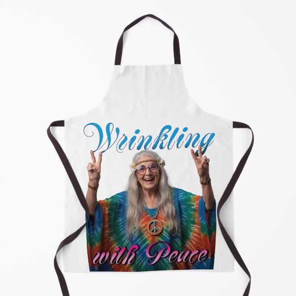 Item preview, Wrinkling with Peace Hippie Woman designed and sold by WRNKLN.