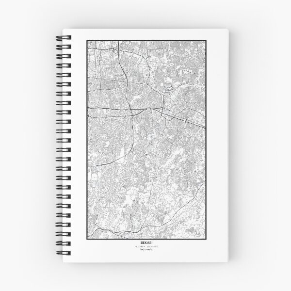 Item preview, Bekasi City Line Art Vertical designed and sold by DrawMeACity.