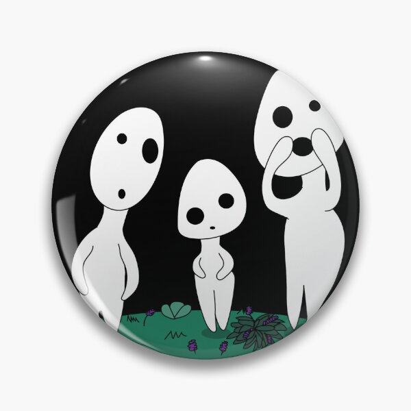 Item preview, Princess Mononoke Kodama Poster designed and sold by GrimCapybara.