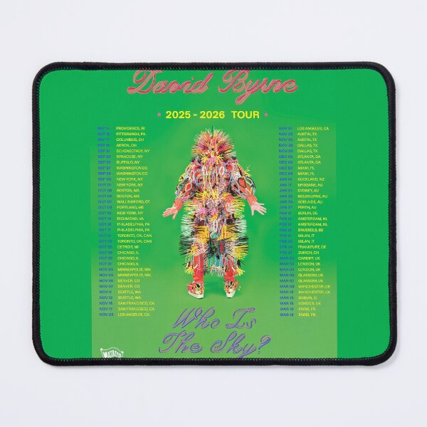 Item preview, David Who Is The Sky Byrne Tour 2026 AYM designed and sold by millerlatoya9.