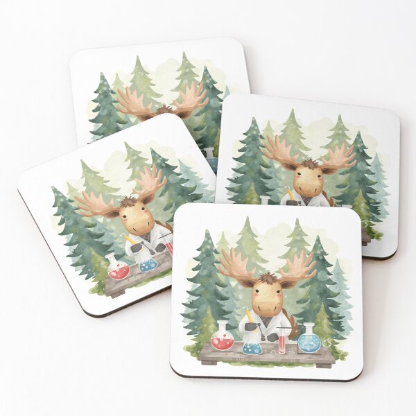 Item preview, Scientist Moose in the Forest designed and sold by LoveQuoter.