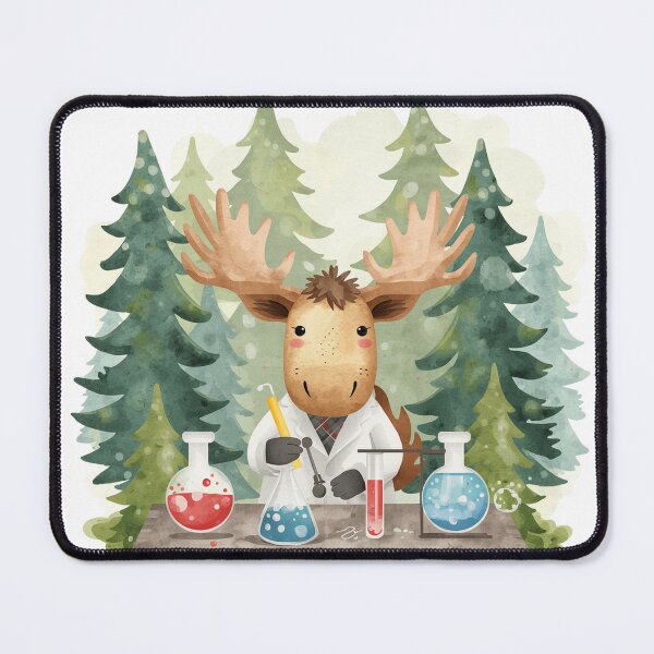 Item preview, Scientist Moose in the Forest designed and sold by LoveQuoter.