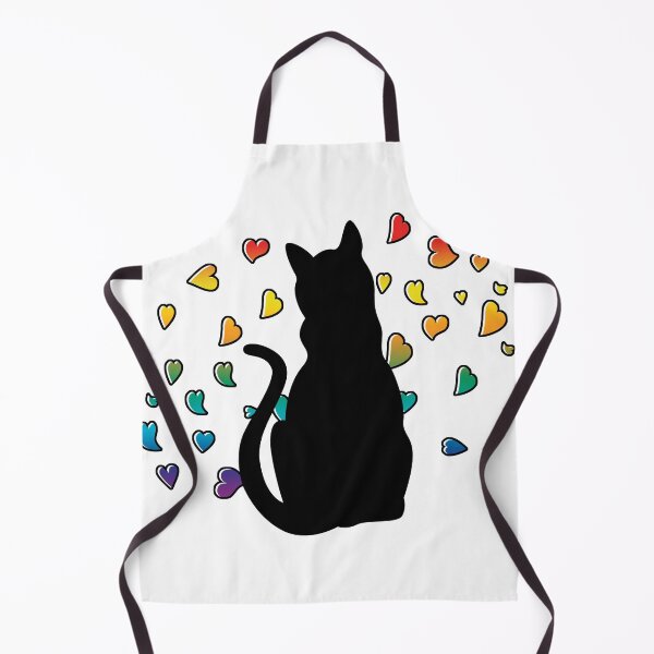 Item preview, Lovely Cat and Colorful Hearts designed and sold by HectorCantres.