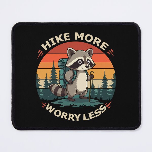 Item preview, Hike More Worry Less Funny Hikking hiking for beginners tips and gear tops Gifts T-shirt designed and sold by MalwasBasket.