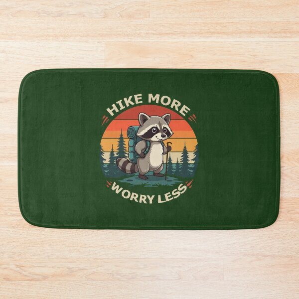 Item preview, Hike More Worry Less Funny Hikking hiking for beginners tips and gear tops Gifts T-shirt designed and sold by MalwasBasket.