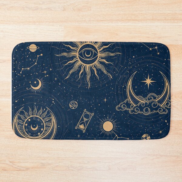 Item preview, Mystic Celestial Symbols Seamless Pattern designed and sold by StillArtStudio.