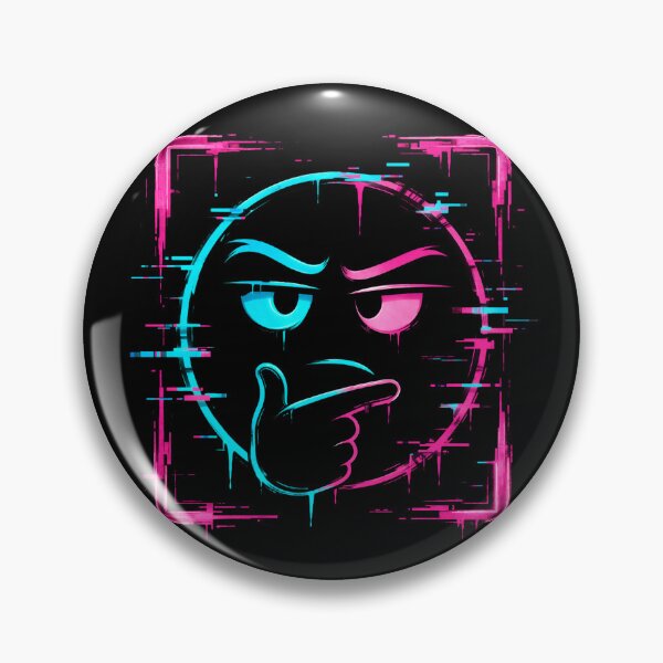 Artikelvorschau, Glitch Face – Think Mode entworfen und verkauft von AlpineInkStudio.