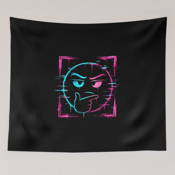 Item preview, Glitch Face – Think Mode designed and sold by AlpineInkStudio.
