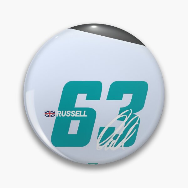 Item preview, George Russell F1 Sliver And Black #63 designed and sold by MOBI-CASE.