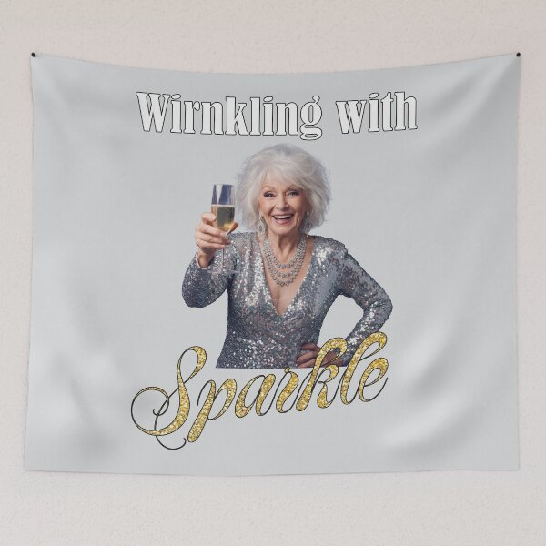 Item preview, Wrinkling with Sparkel - Gold Edition designed and sold by WRNKLN.