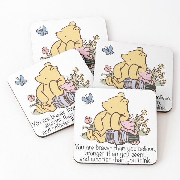 Aperçu de l'œuvre Citation de Winnie l'ourson et Porcinet créée et vendue par ColorFlowArt.
