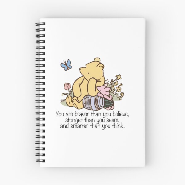 Item preview, Winnie the Pooh and Piglet Quote designed and sold by ColorFlowArt.