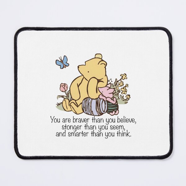 Item preview, Winnie the Pooh and Piglet Quote designed and sold by ColorFlowArt.