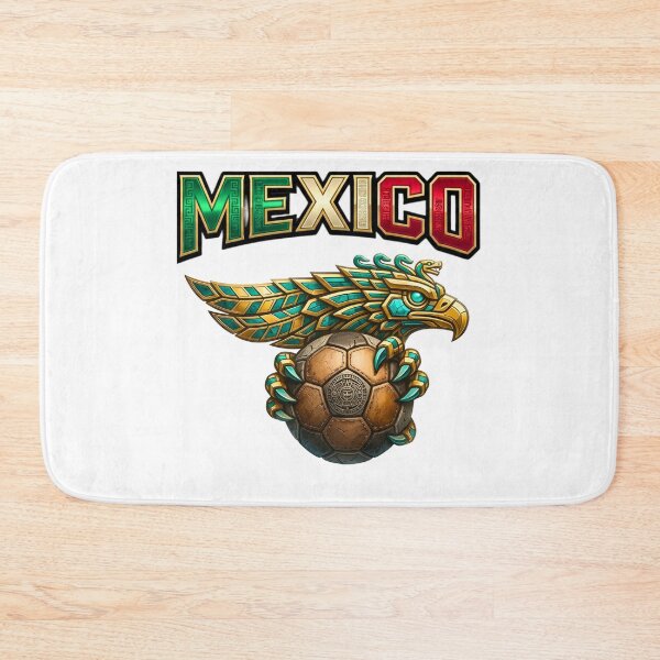 Item preview, Mexico Soccer Aztec Eagle Design, Mexican Pride Futbol Art designed and sold by ArtSpark Studio.