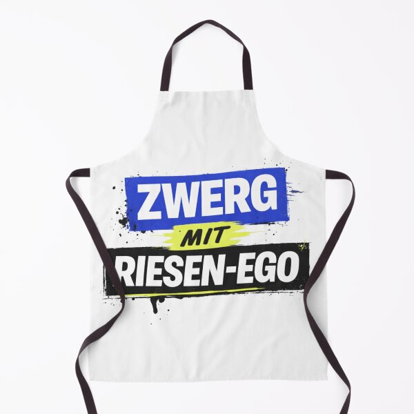 Item preview, Dwarf with a giant ego | Funny German saying | Sarcastic statement design | Humorous gift idea | Street style graphic print designed and sold by FrenchieFever.