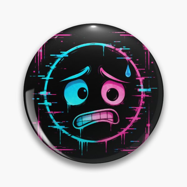 Item preview, Glitch Face – Awkward Mode designed and sold by AlpineInkStudio.