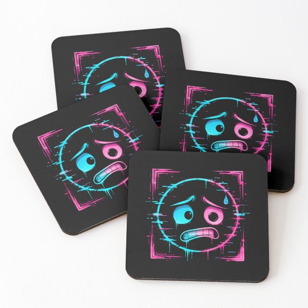 Item preview, Glitch Face – Awkward Mode designed and sold by AlpineInkStudio.