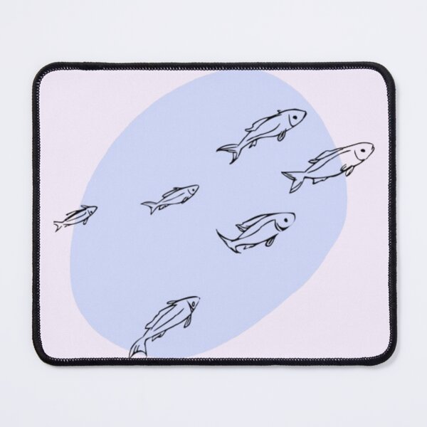 Item preview, Minimal Fish Doodle Design, Simple Ocean Sketch Art, Aesthetic Marine Life Illustration, Minimalist Fish Drawing designed and sold by Yesss-Mau.
