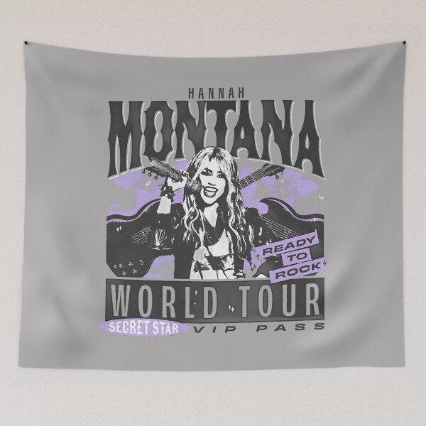 Item preview, Hannah Montana World Tour Ready to Rock Chest Poster designed and sold by CriseldaBruning.