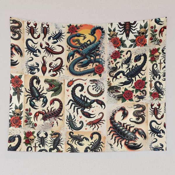 Item preview, Scorpion Tattoo Flash designed and sold by BlackwoodPagan.